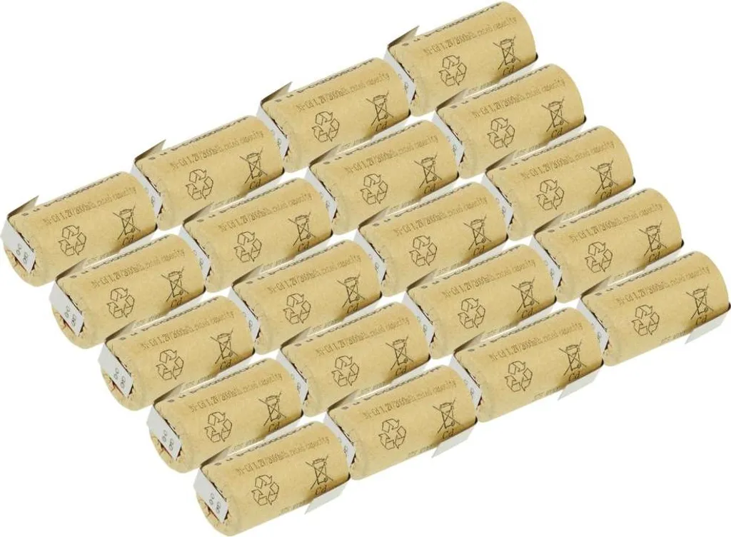 Pack 20 Cellules Sub-C 2000mAh : Solution pour Batteries Défectueuses