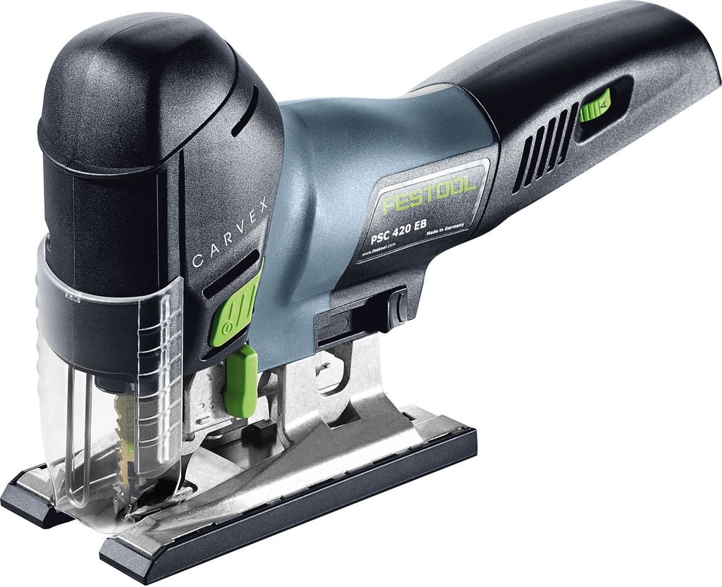 Festool CARVEX PSC 420 EB-Basic, Oberer Griff, Blau, Grau, Produktbild 