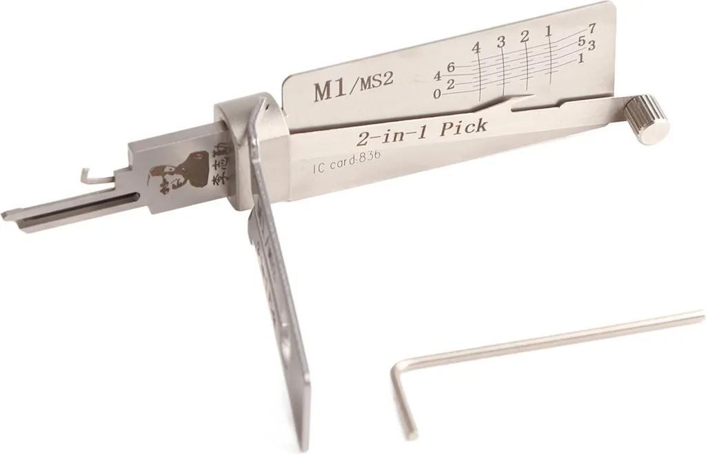 Outil de mesure 2 en 1 Lishi Tools - Mesurez avec précision sans erreur