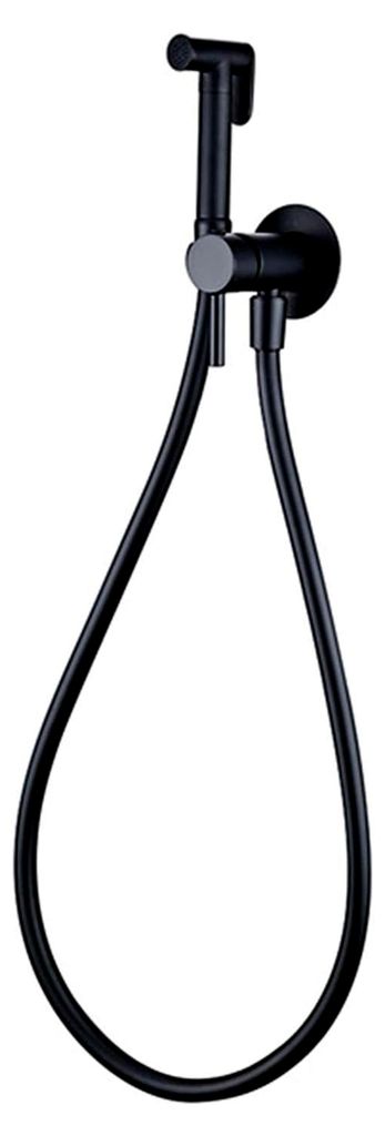 Hand-Bidet-Sprühgerät for Toilette, Bidet-Toilettenaufsatz-Sprühgerät, Stoffwindel-Sprühset, DIY-Installation, poliertes Chrom (Color: Matte B...