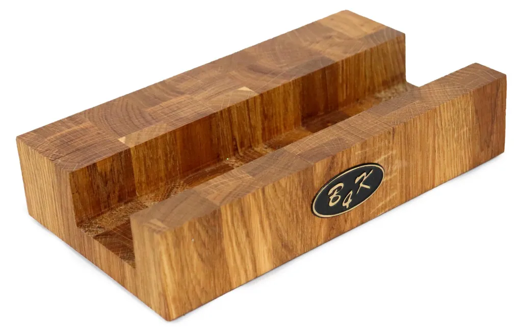 Range-planche en bois de chêne robuste pour billot de cuisine épais