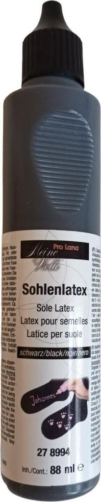 Pro Lana - Sohlenlatex 88ml schwarz Produktbild 