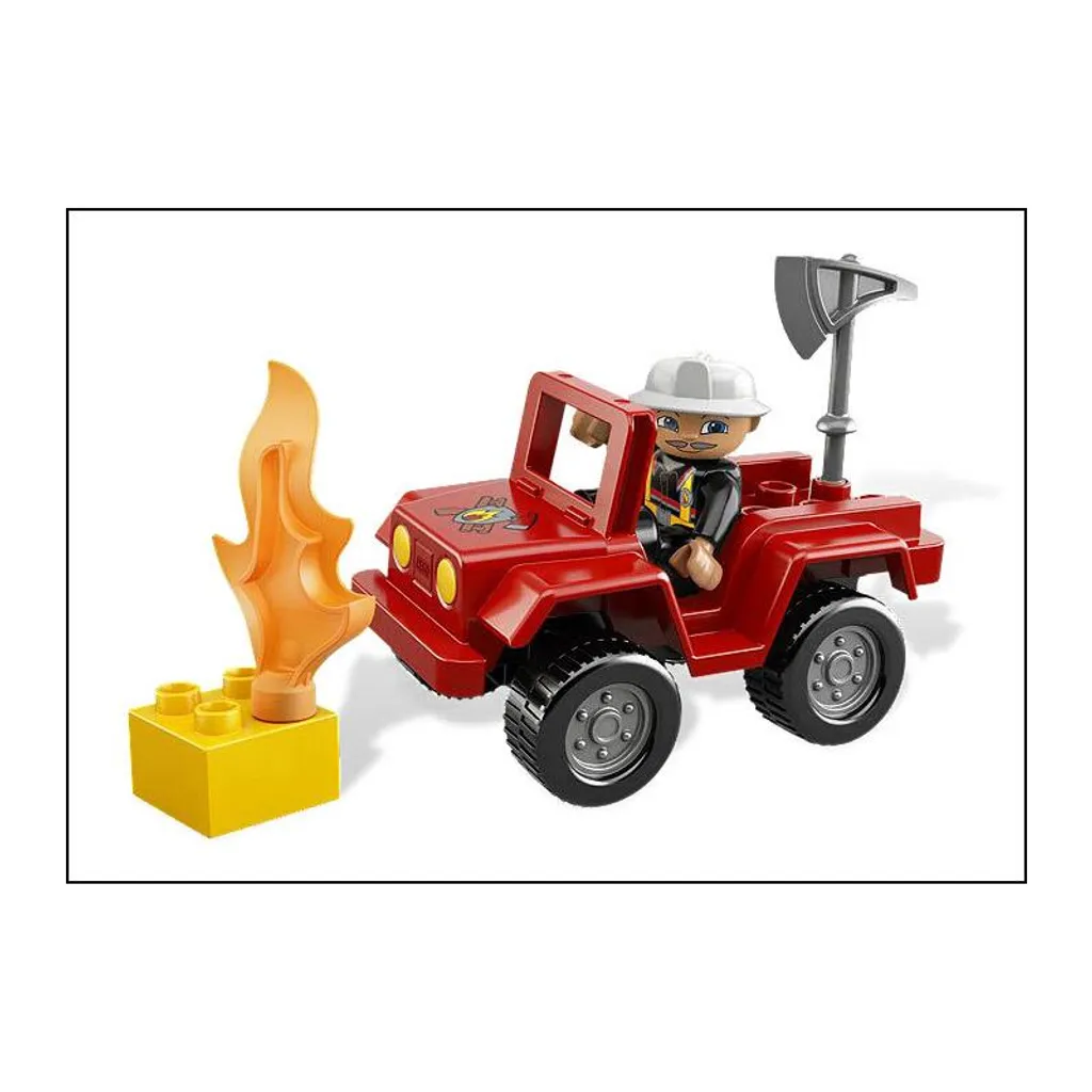 Lego Duplo 6169 Capitaine des Pompiers - Set de Construction Premier Âge