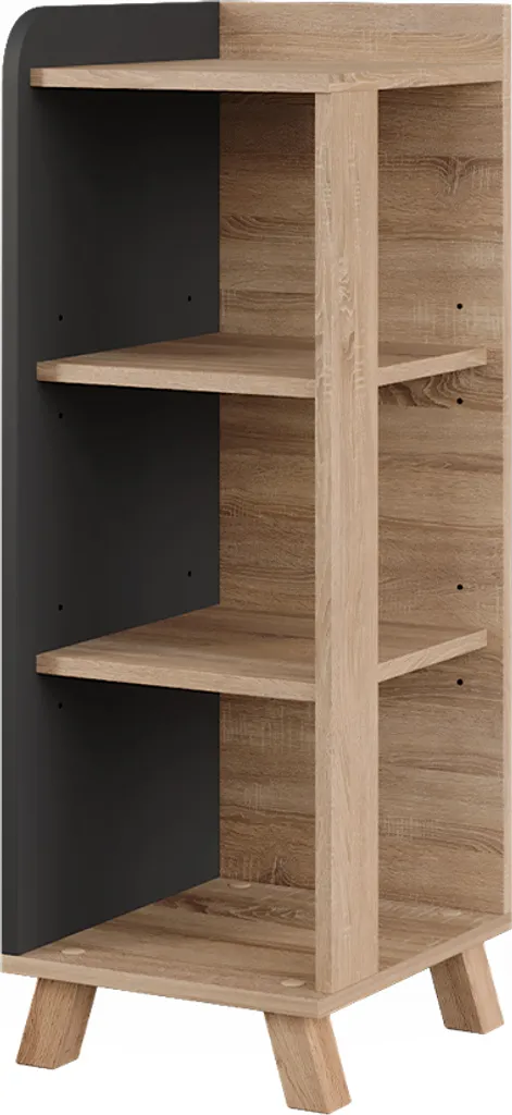 Mobile Bagno Stretto Vicco Karen 30x90 cm - Stile Minimal Sonoma