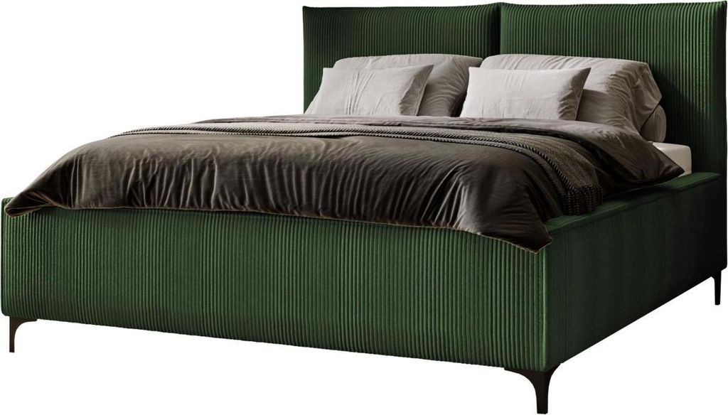 MIRJAN24 Polsterbett Leon Cord, Doppelbett mit Bettkasten, Produktbild 