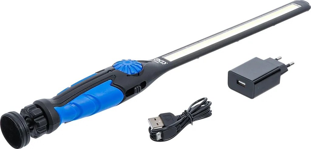 Lampe portative ultra-plate COB-LED pour atelier, mécanique et inspection