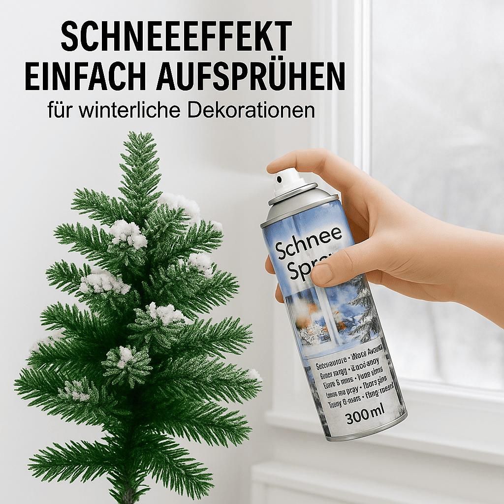 Schneespray + Schablonen 3 x 300ml Kunstschnee Sprhschnee