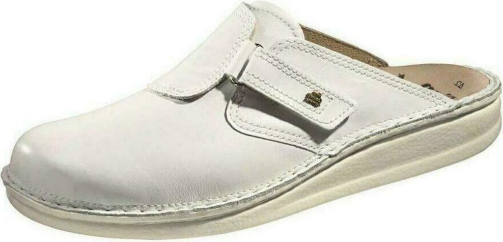 Finn Comfort, Venedig, Uni, Damen Herren, Pantolette, Weiß, Produktbild 