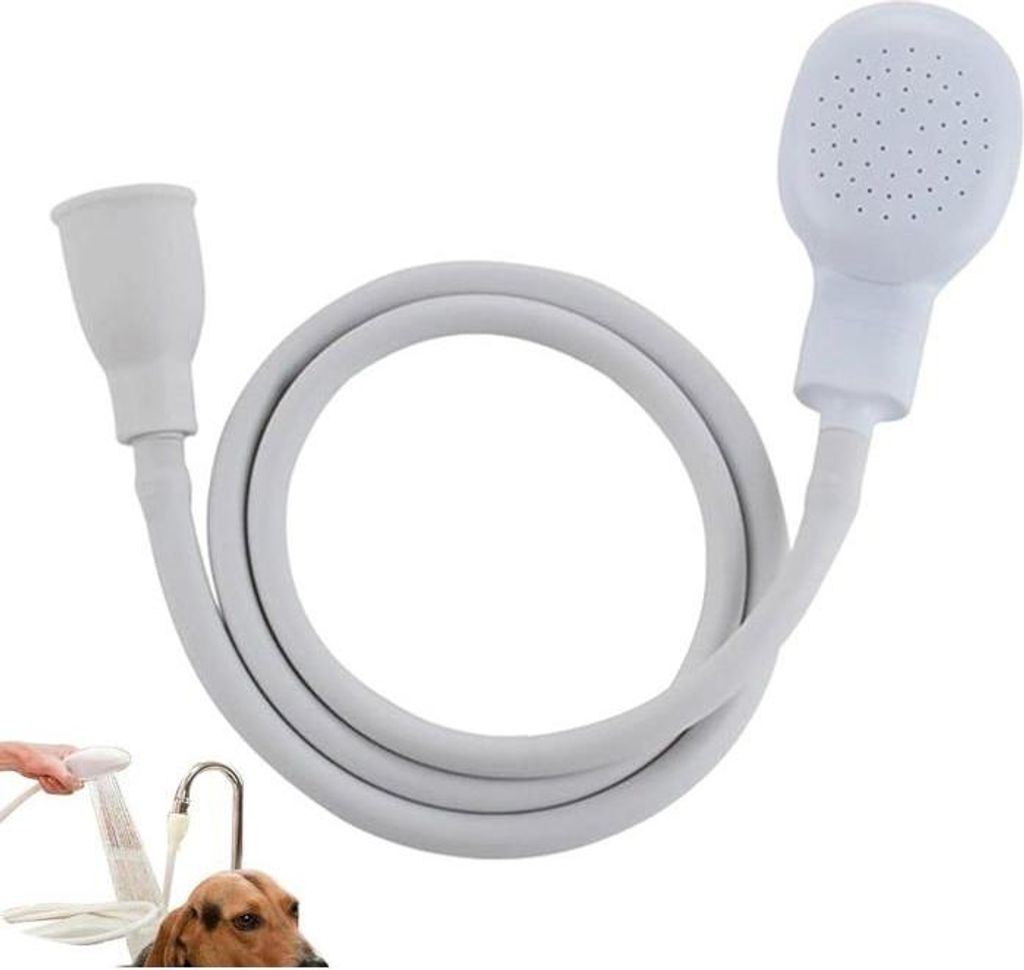 Sprühkopf aus Kunststoff für Mischbatterien, Duschschlauch für Waschbecken, Duschkopf für Friseursalon, Babybadewanne, Haustier, Toilette, 1,2 ...