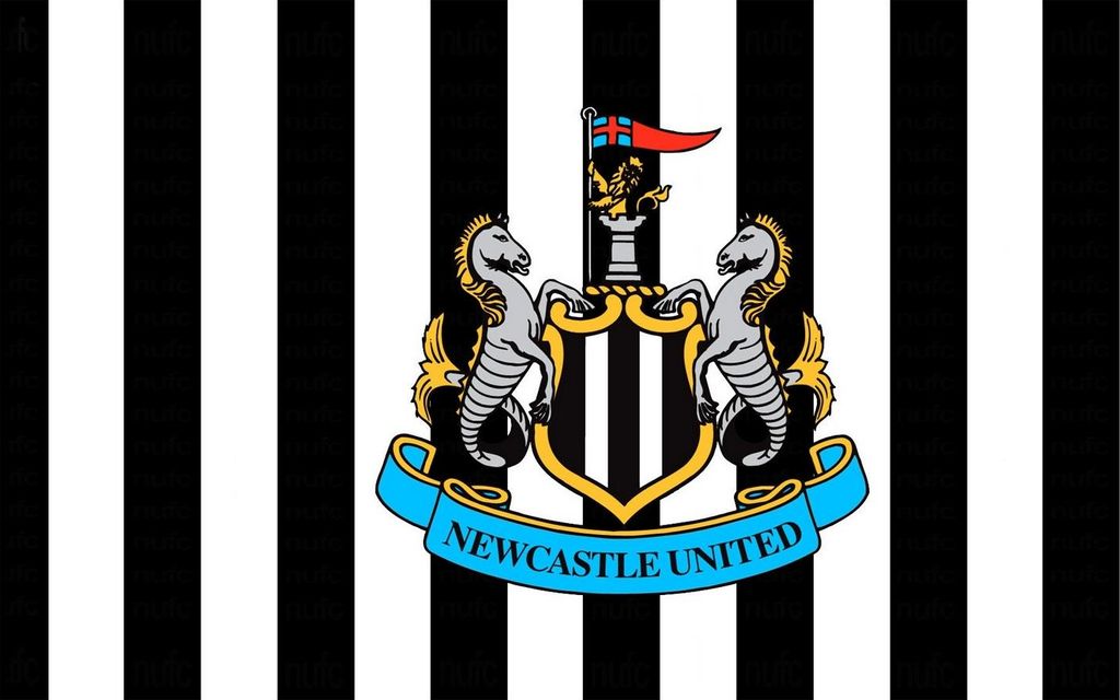 Newcastle United FC - Bandiera a strisce BS4460 (Taglia Immagine del prodotto 
