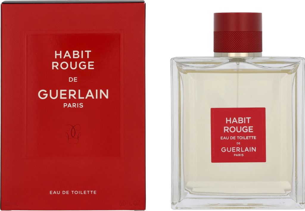 Guerlain Habit Rouge, Männer, 150 ml, Jasmin, Neroli, Produktbild 