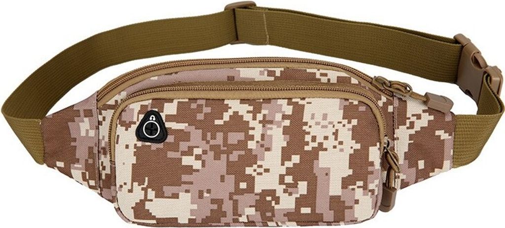 Kleine Bauchtasche in TT-Digital, Gürteltasche, Hip Bag, Hüfttasche, Army BW Umhängetasche, Sidebag