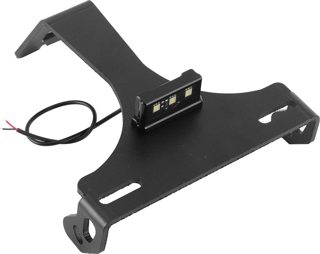 CNC-Kennzeichenhalterung mit weißer LED-Lampe passend für Ducati 848 1098 1198 1098R 1098S 08?11
