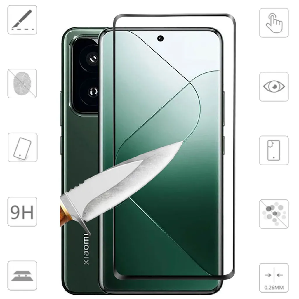 Offerta 2x Vetro Xiaomi 14 Pro 4D Curvo H9 - Protezione Totale LCD