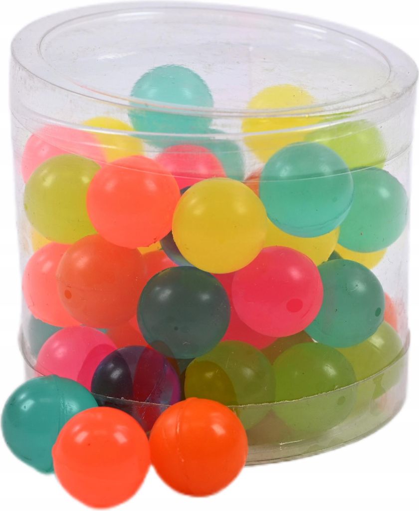 Flummi 22mm Bunt - Springball Gummiball für Kinder - Ideal Produktbild 