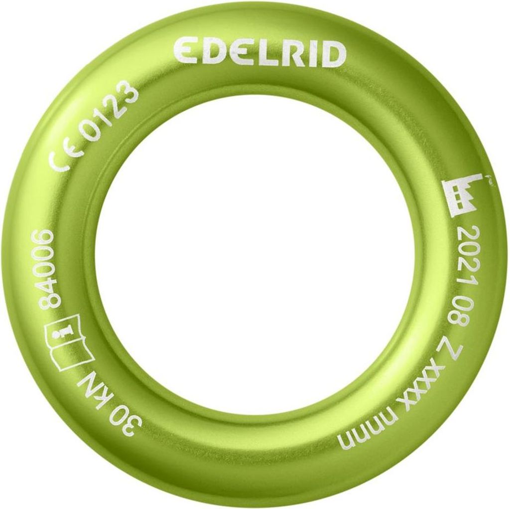 Edelrid Ring Alu - Leichter Aluminiumring für Seilbrücken und Ankerpunkte, Farbe:138 oasis, Größe:40mm