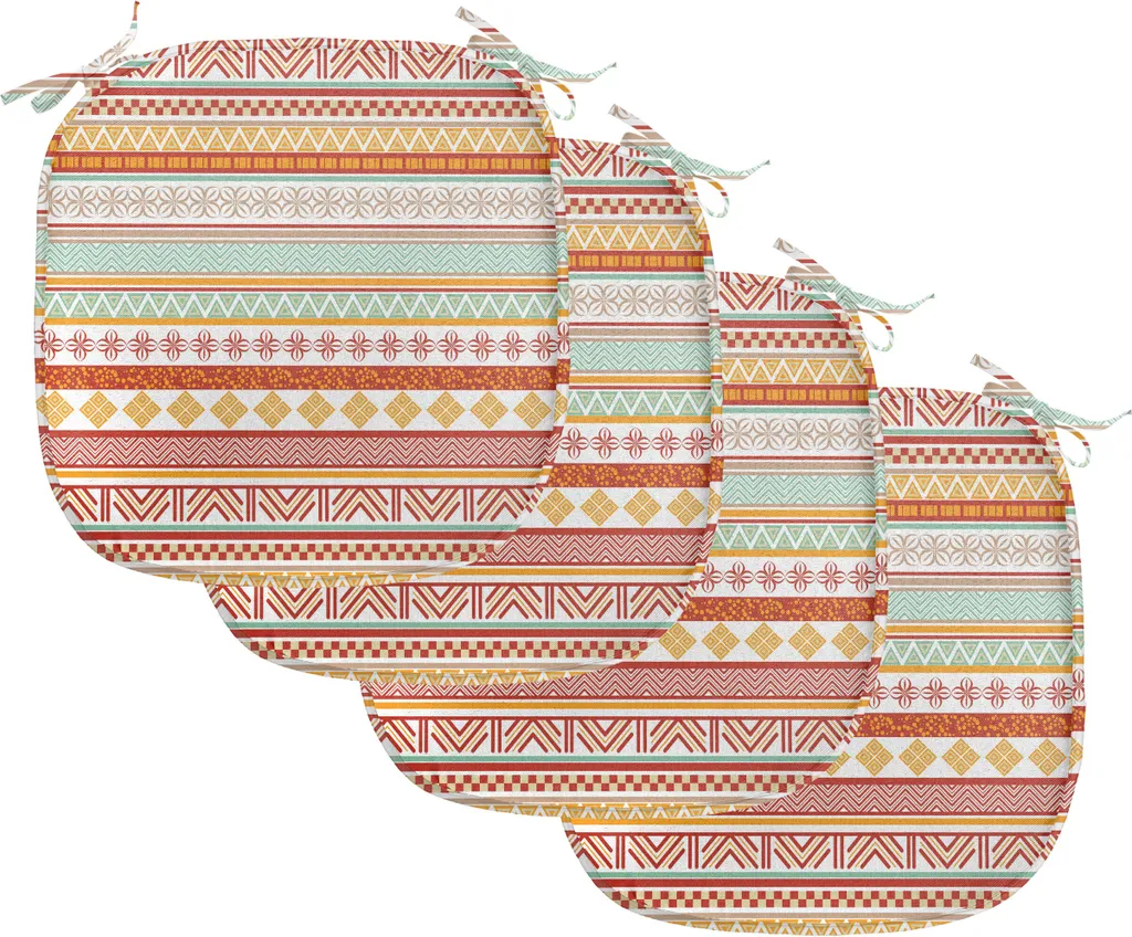 Lot de 4 Coussins de Salle à Manger Confortables pour Sièges de Cuisine