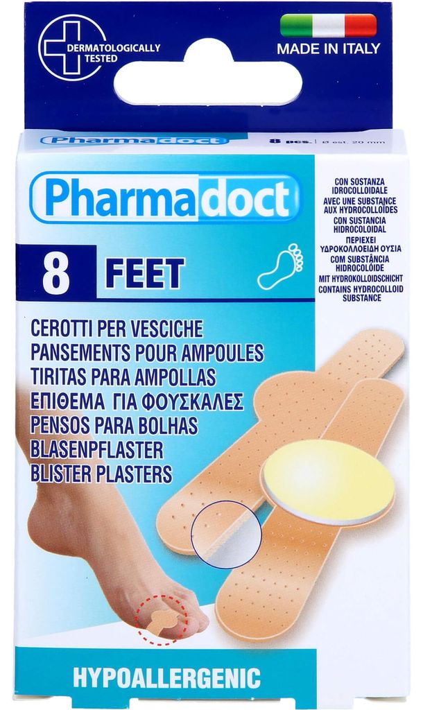 Pharmadoct Feet plastry na pęcherze z warstwą Zdjęcie produktu 