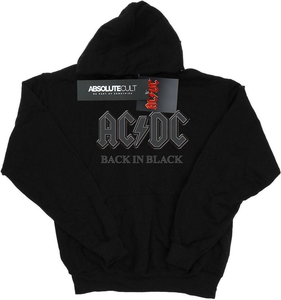 AC/DC - "Back In Black" Kapuzenpullover für Jungen BI14143 (128) (Schwarz)