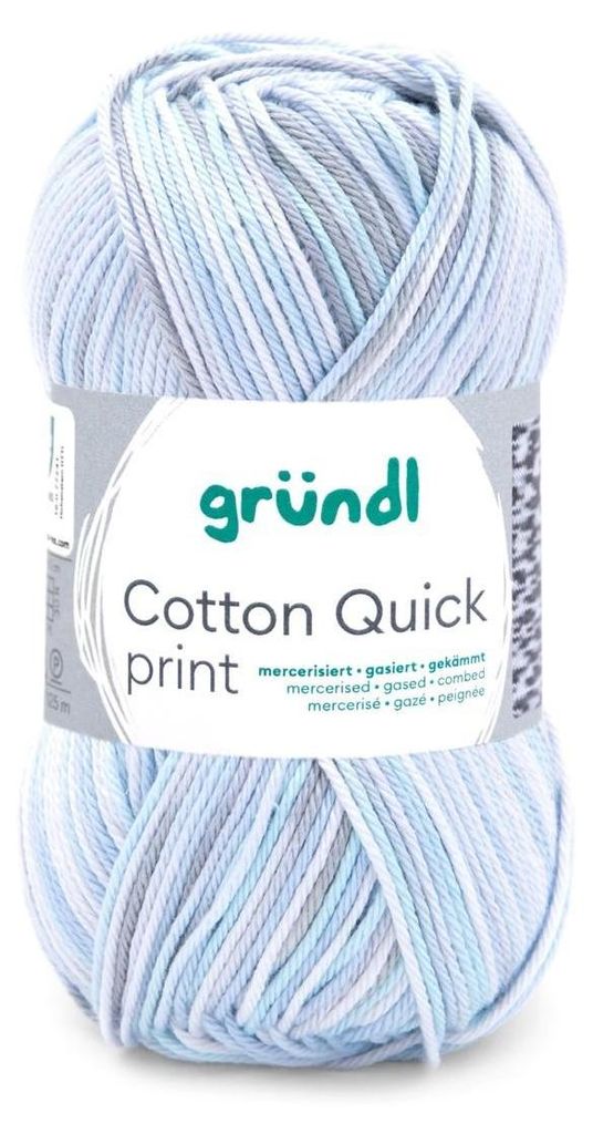Gründl Baumwolle quick print,50g/125m,100% Produktbild 