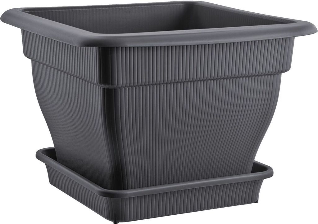 XXL Pflanzkübel Blumentopf 60x60 mit Wasserspeicher und Produktbild 