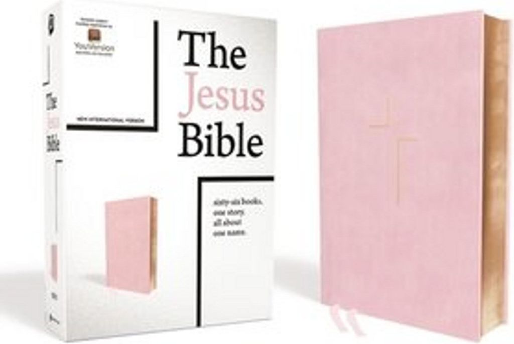 The Jesus Bible, NIV Edition, Imitation Leather, Pink