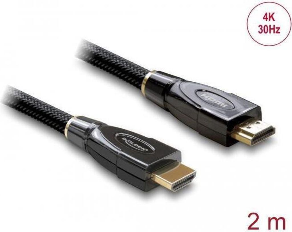 Delock High Speed HDMI with Ethernet - HDMI-Kabel mit Ethernet