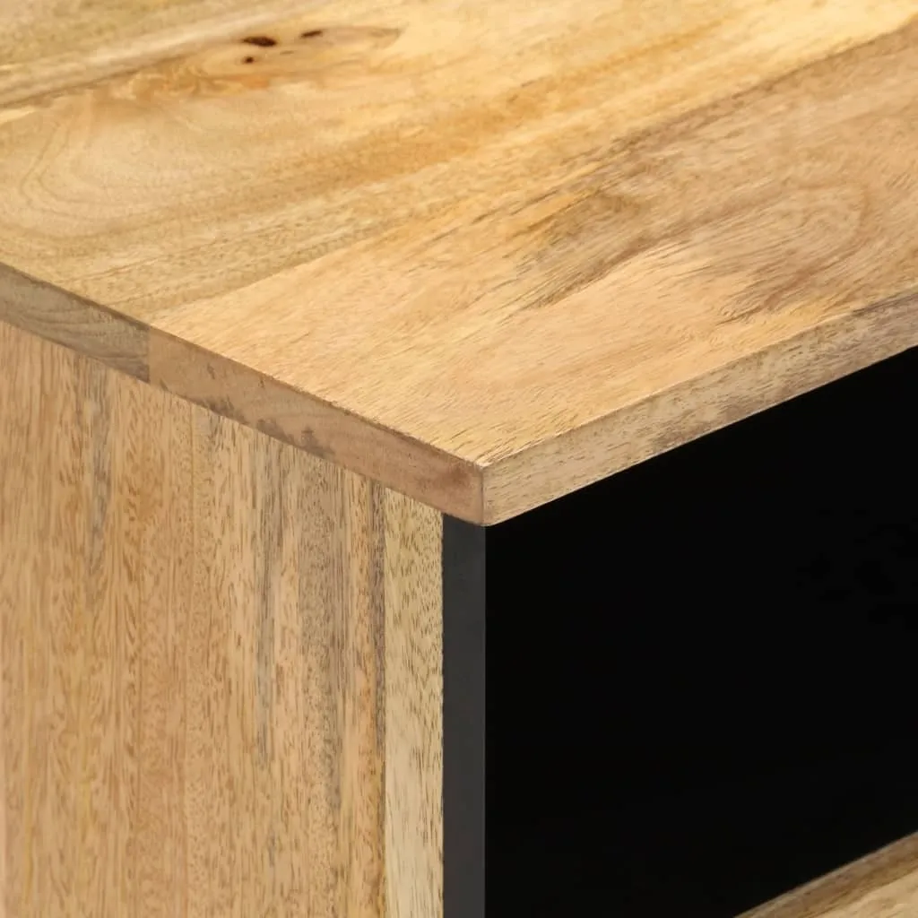 SYFAX Porta TV Etnico in Legno Mango 100cm | Unicità Artigianale - 4