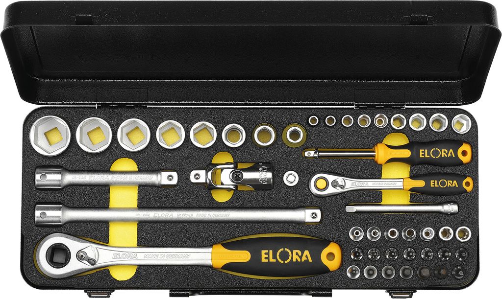 Elora Steckschlüssel-Satz 1/4 und 1/2, kombiniert