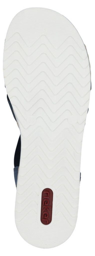Rieker Damen Sandale mit T-Riemen und maritimem Dekor mit Produktbild 