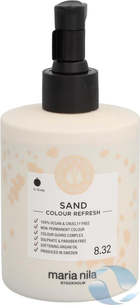 Maria Nila Colour Refresh ernährende Maske mit Farbpigmenten zur Auffrischung von blonden und hellbraunen Farbtönen Sand 300 ml