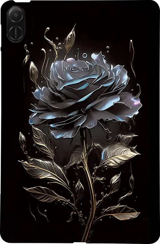 Honor Pad X8a 11 Cover TPU Nero Rose Design - Protezione 2024