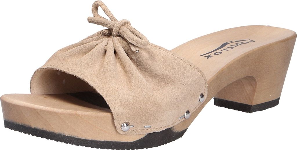 Softclox Damen Pantolette, beige(taupe), Gr. 41
