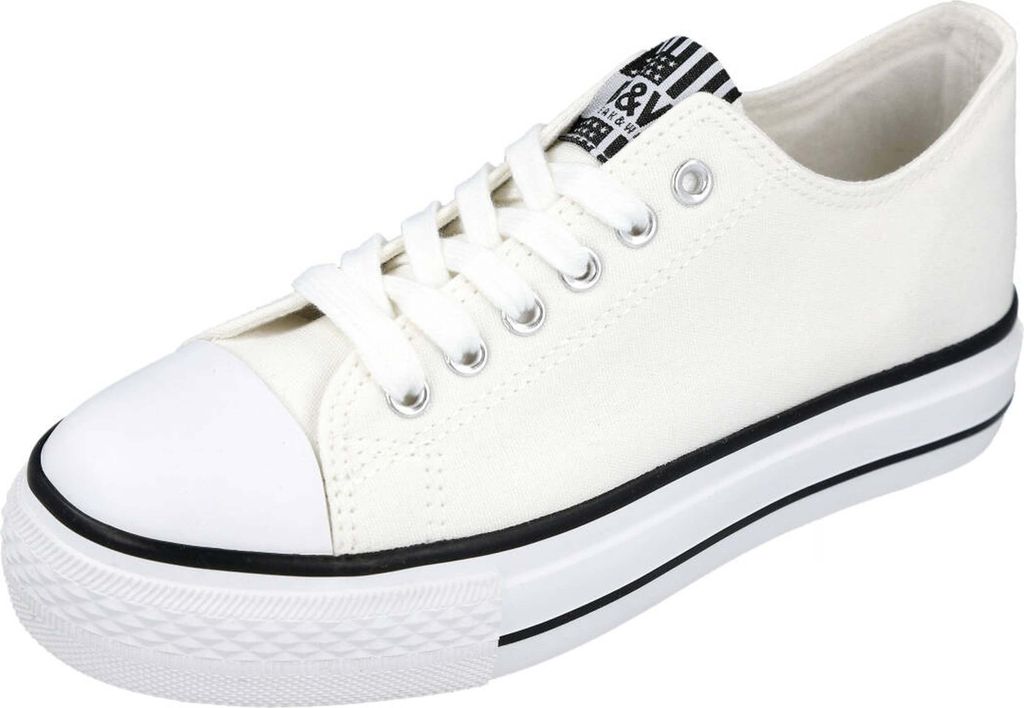 Conguitos Canvas Shoes 10070-100570 in White color size 34