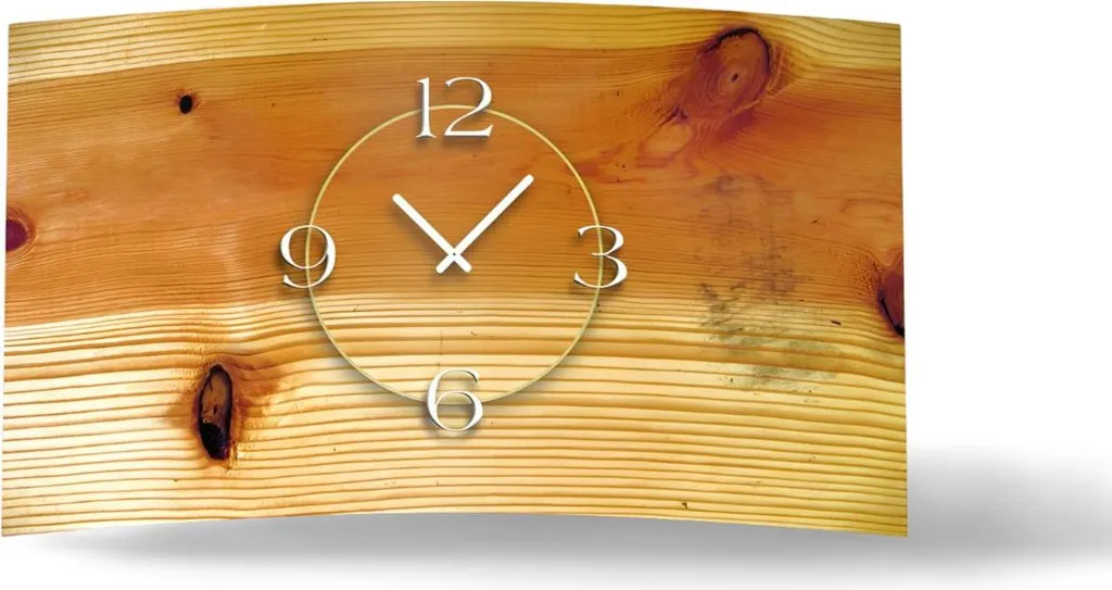 Dites adieu au tic-tac avec cette horloge murale bois design et calme