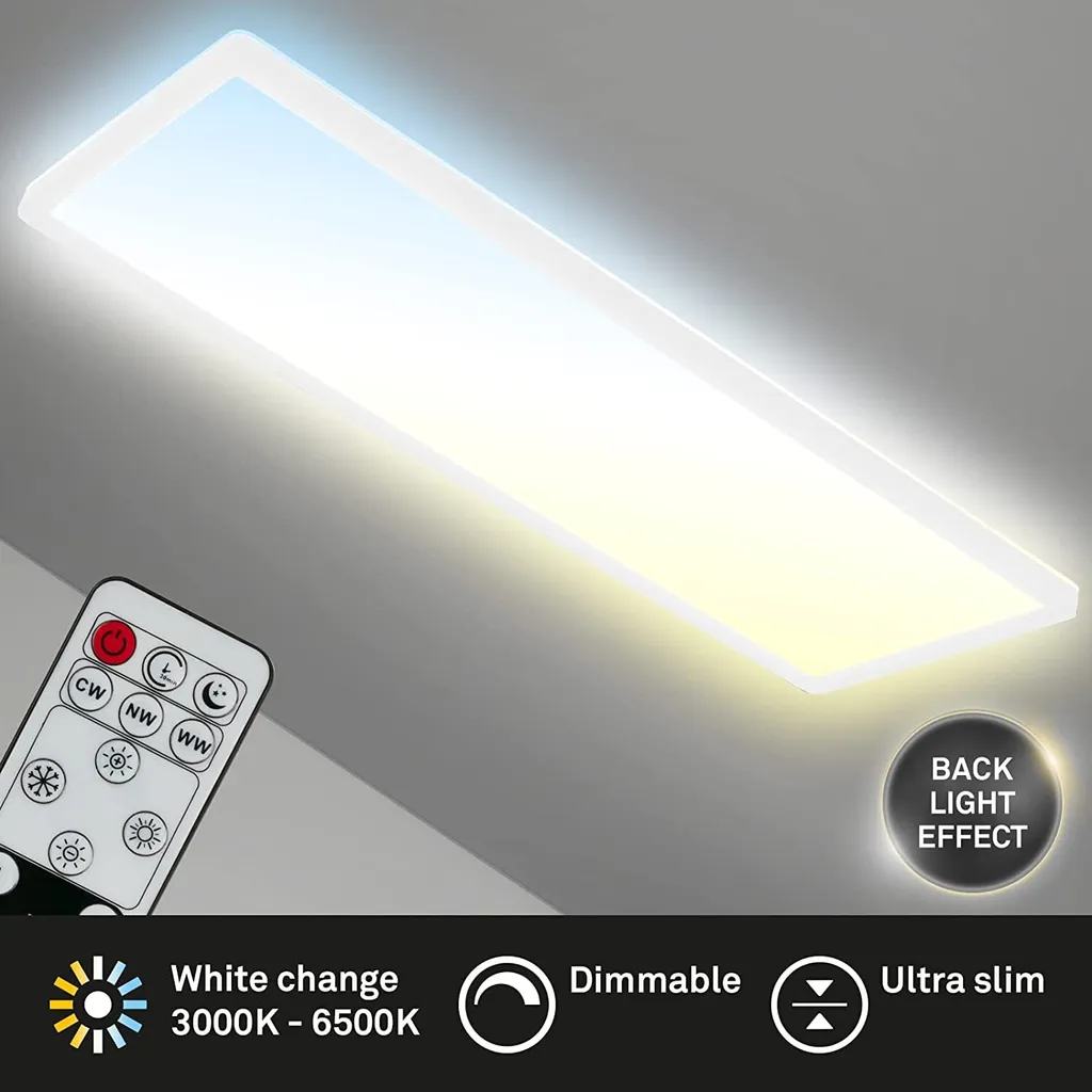 Pannello LED BRILONER CCT: Luce Retroilluminata e Memory Function - 10