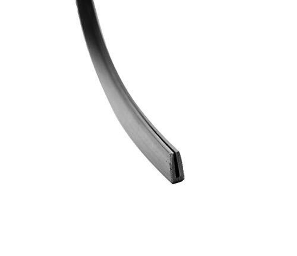 Gummidichtung Kantenschutz Schwarz/Grau U Rand Randstreifen Dichtungen (U-1mm)