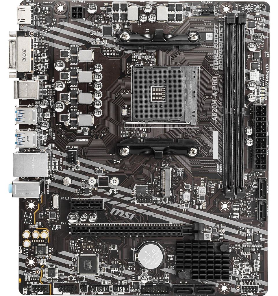 MSI A520M-A PRO - Motherboard - micro ATX - Socket AM4 - Produktbild 
