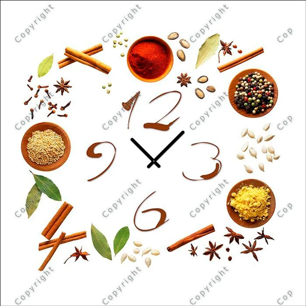 Dixtime 4187 Orologio da Parete Design Moderno 40x40cm | Silenzioso