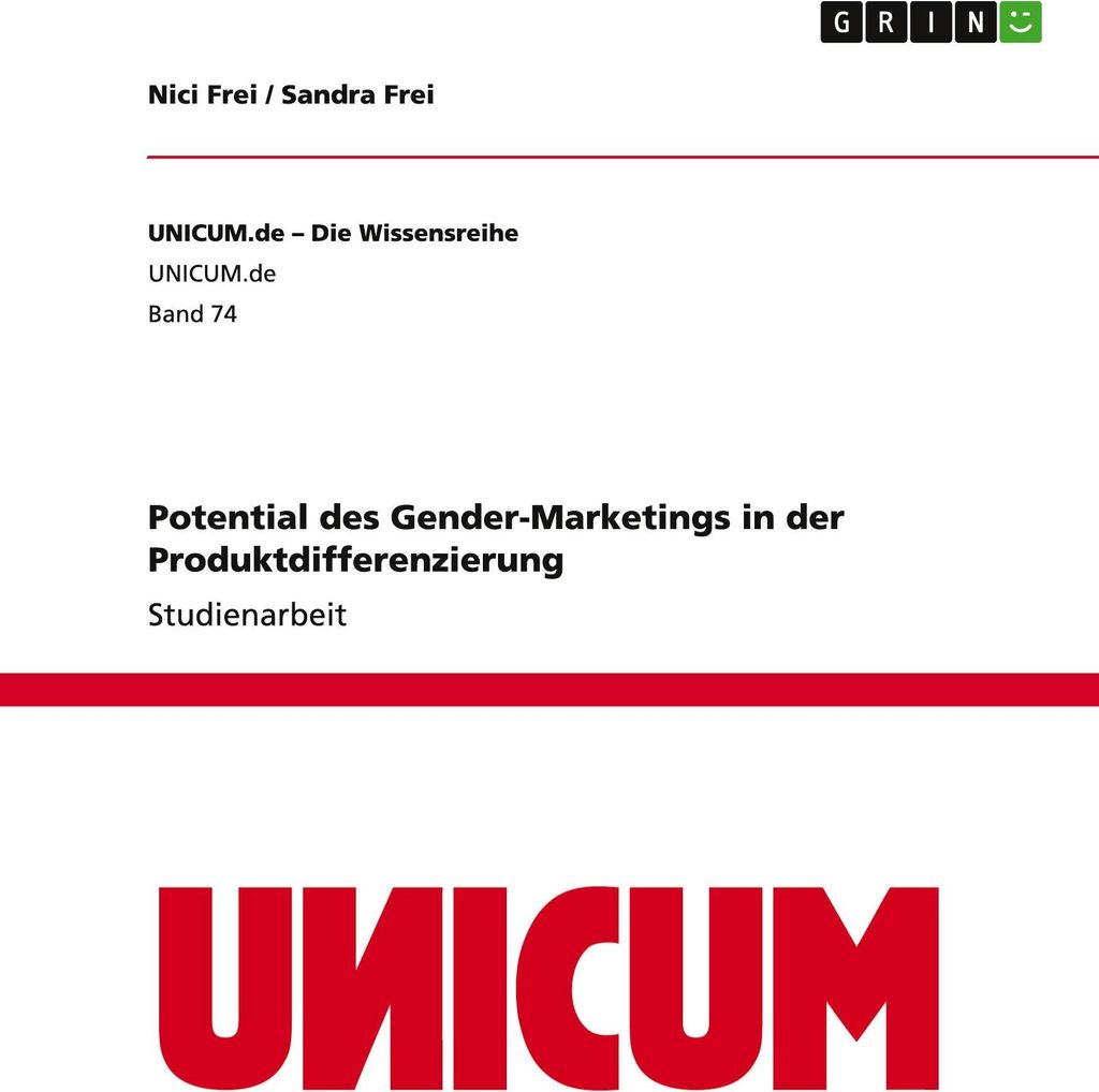 Potential des Gender-Marketings in der Produktdifferenzierung