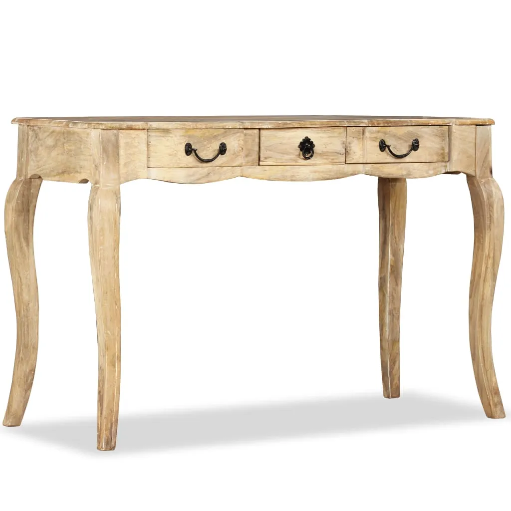 Table Console Stable en Bois Véritable pour Ranger et Décorer - 11