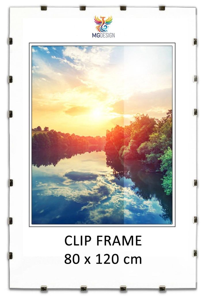 MG Design, rámik na fotografie 80 x 120 cm – rám bez rámu, Obrázok produktu 