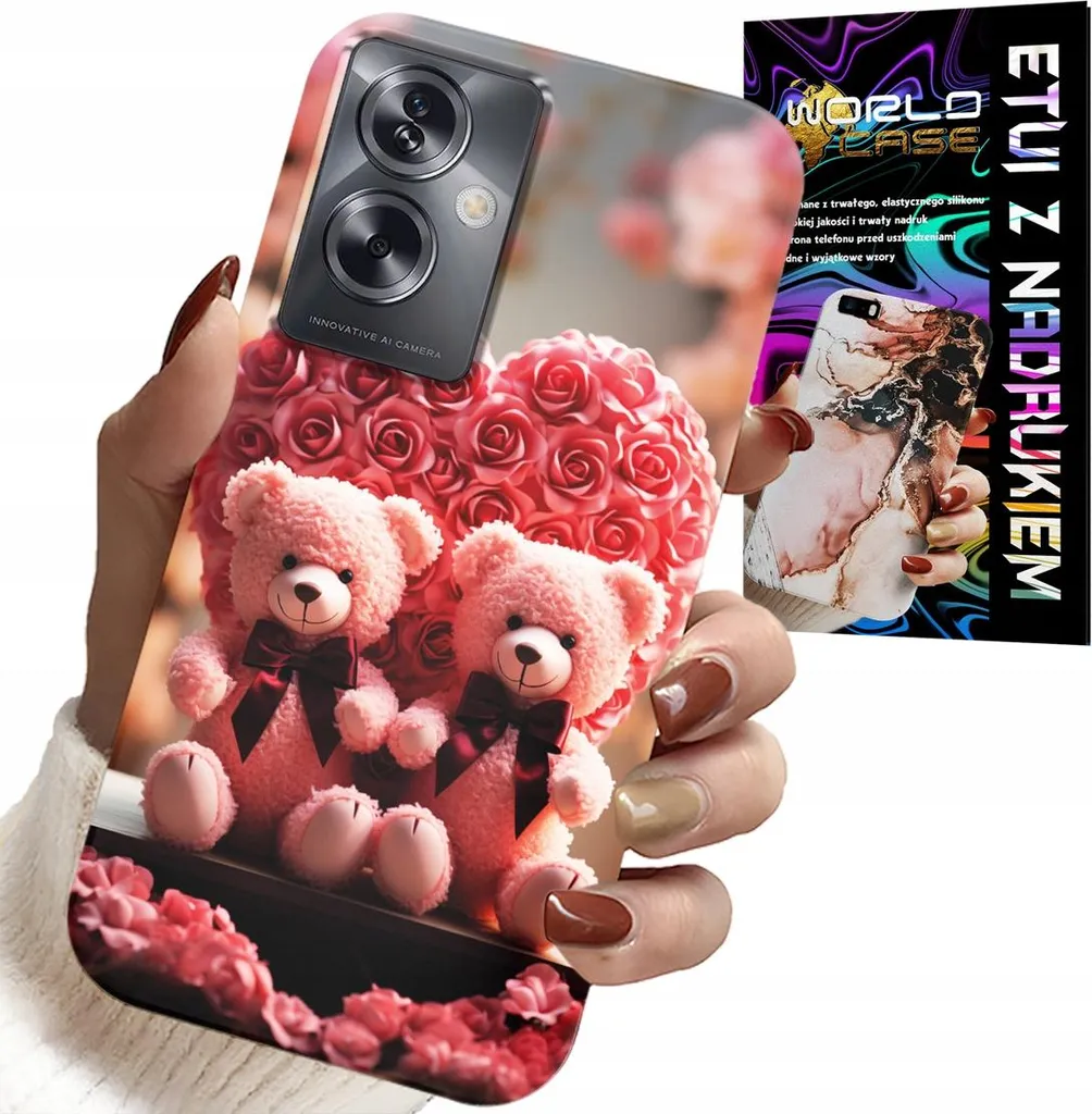 Custodia Anti-Urto Oppo A79 5G - Rose Bowl Foil Design - Resistente