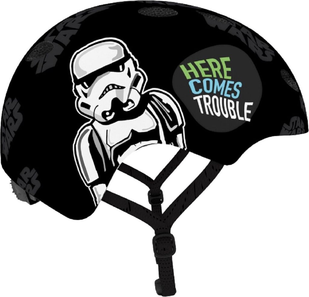 Star Wars - Lekki kask dziecięcy (54-58 cm) z fajnymi Zdjęcie produktu 