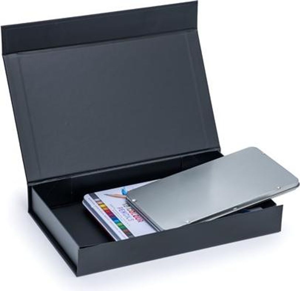 Magnetische Geschenkbox Schwarz 255 x 150 x 38 mm Produktbild 