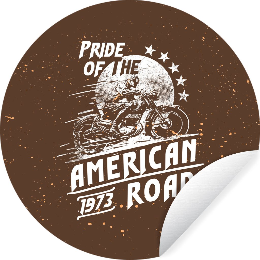 MuchoWow - Tapetenkreis - Wandbild rund - Schlafzimmerdekoration - Wanddeko - runde Tapete - Kunst für zu Hause