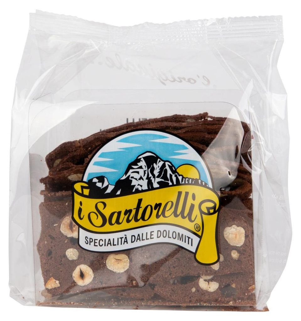 Sartorelli krekry s kakaovo-lískooříškovou náplní, 150 g - Obrázek produktu 