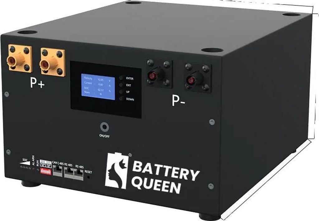 Batériový box, 48V105AH lifepo4 batériový blok s 16S100A Obrázok produktu 