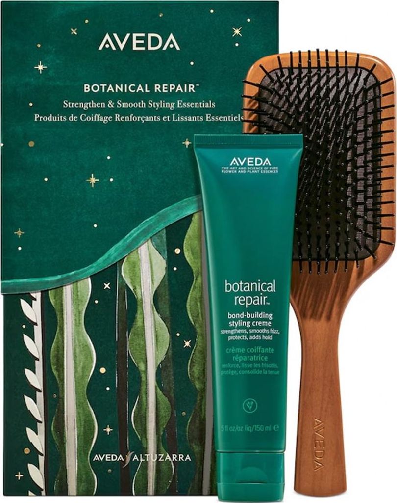 Aveda Botanical Repair Zestaw krem do stylizacji włosów, 150 ml + Drewniana szczotka do włosów