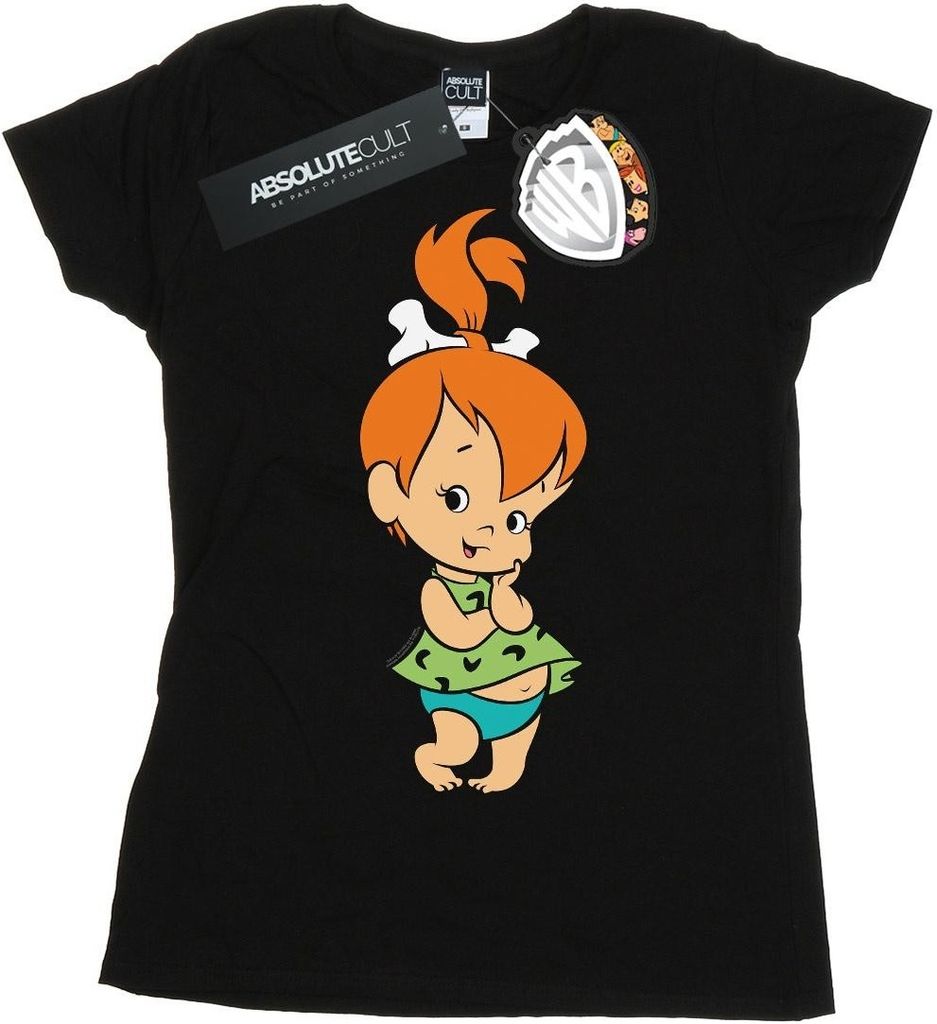 The Flintstones - T-Shirt für Damen BI20348 (XXL) (Schwarz)
